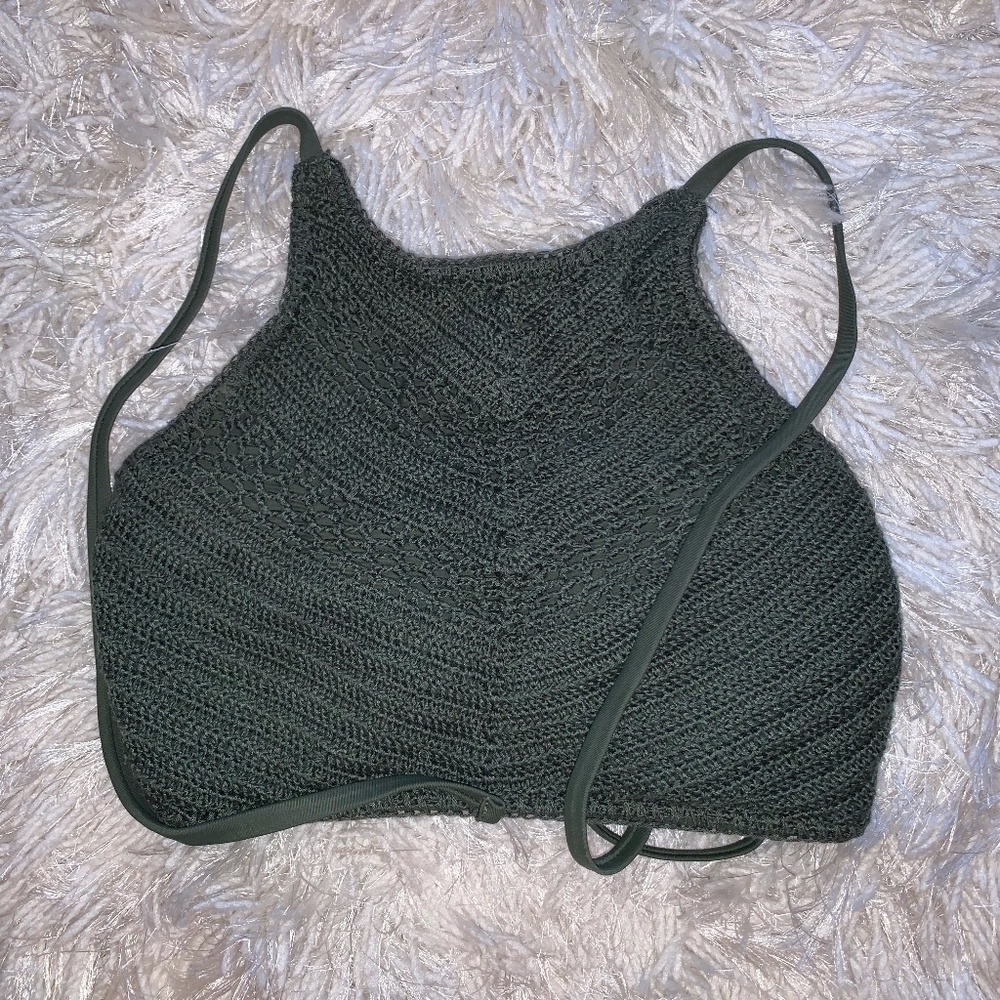 Target Knit Bathingsuit Top, Size L